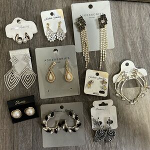 & Other Stories Pearl and Crystal Earring Collection